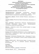Протокол собрания